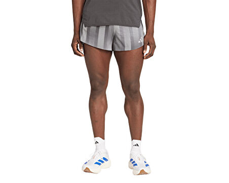adidas Adizero P Sht M Erkek Koşu Şortu JV9294 Gri