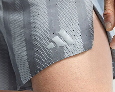 adidas Adizero P Sht M Erkek Koşu Şortu JV9294 Gri