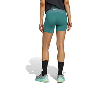 adidas Adi365 Sh Leg W Kadın Koşu Kısa Tayt KA0659 Mavi