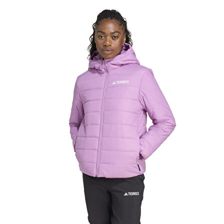 Adidas Kadın Mont Essentials Mountain Trail Puffer Hoodie