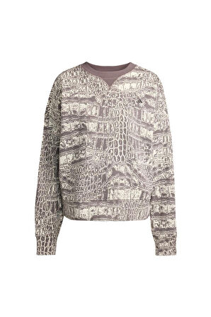 adidas Kadın  Bej  Sweatshirt aSMC LOOSE SS P JW4648