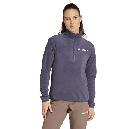 JM3121-K adidas W Mt Ess Hz Fl Kadın Sweatshirt Mor