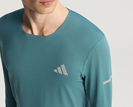 adidas Adi365 Co Ls M Erkek Koşu Uzun Koşu Tişört KB9917 Mavi