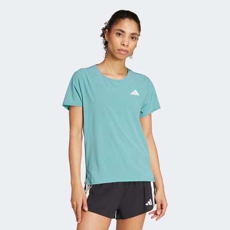 adidas Adizero Running Kadın Mavi Koşu T-Shirt