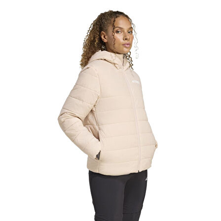 Adidas Kadın Mont Essentials Mountain Trail Puffer Hoodie