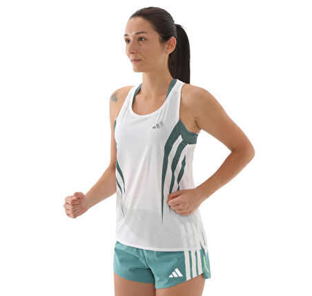 JZ8034-K adidas Adızero A Sgl W Kadın T-Shirt Beyaz