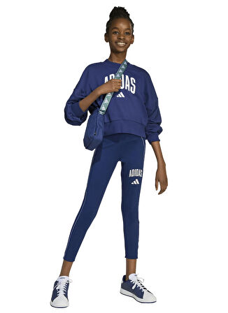 adidas Koyu Mavi Kız Çocuk Tayt JM5937 JG OPT COL LEG