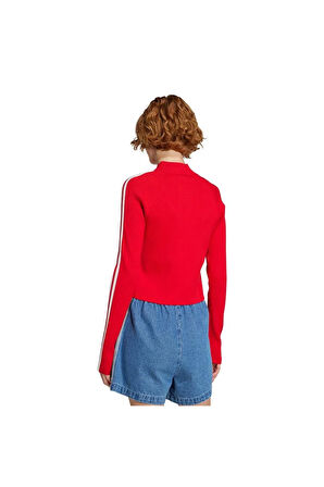 adidas Kadın  Kırmızı  Ceket SLIM KNIT TT JY2598