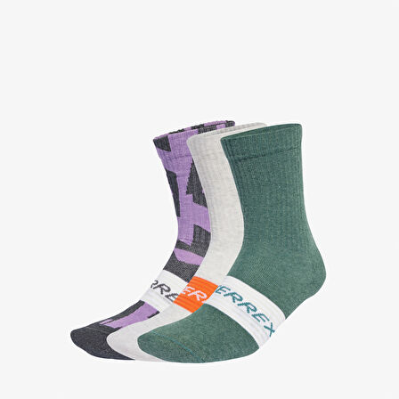 adidas Terrex Multi 3lü Unisex Gri Yürüyüş Çorabı