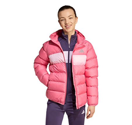 JL7433-C adidas J Sd Jkt &amp;Ccedil;ocuk Mont Pembe