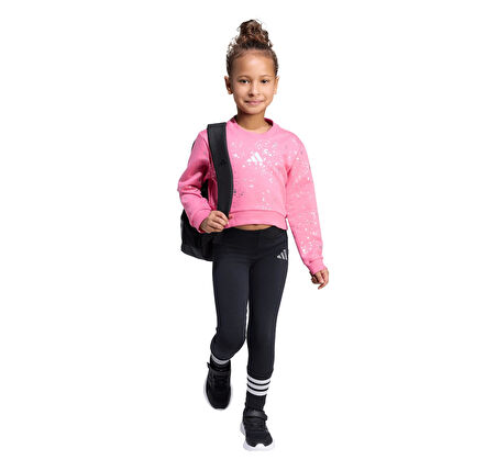 JW2419-C adidas Lg Glam Set &amp;Ccedil;ocuk Eşofman Takımı Pembe