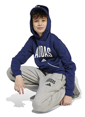 adidas Geniş Paça Gri Erkek Çocuk Eşofman Altı JW2386 J CLGT FL PNT