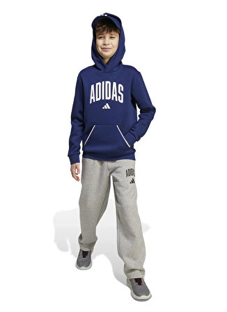 adidas Geniş Paça Gri Erkek Çocuk Eşofman Altı JW2386 J CLGT FL PNT