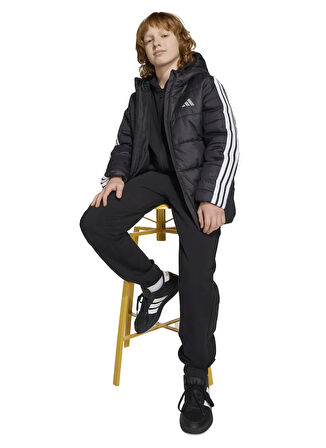adidas Siyah Erkek Çocuk Mont JL7402 J ESS 3S JKT