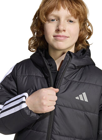 adidas Siyah Erkek Çocuk Mont JL7402 J ESS 3S JKT