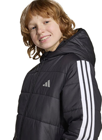 adidas Siyah Erkek Çocuk Mont JL7402 J ESS 3S JKT