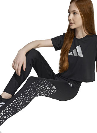 adidas Siyah Kız Çocuk Tayt JM3843 JG TR-ES GL LEG