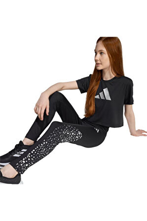 adidas Çocuk  Siyah  Tayt JG TR-ES GL LEG JM3843