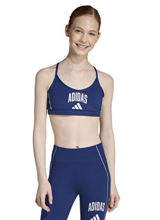 adidas Baskılı Mavi Kız Çocuk Sporcu Büstiyer JW8659 JG ESS BRA COL