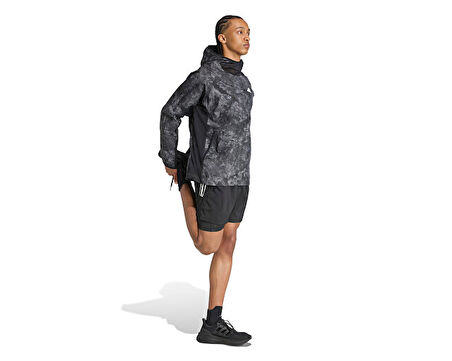 adidas Otr Sd Hood Un Unisex Koşu Kapüşonlu Üst JN2703 Gri