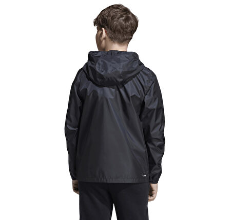 JL9046-C adidas J Raın Jkt &amp;Ccedil;ocuk Yağmurluk-R&amp;uuml;zgarlık Siyah