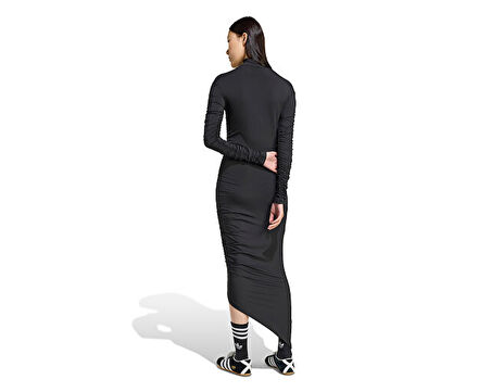 adidas Ruched Maxi Kadın Günlük Elbise JW2806 Siyah