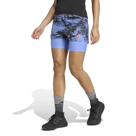 Adidas Kadın Şort Own The Run Spray Dye 2 In 1