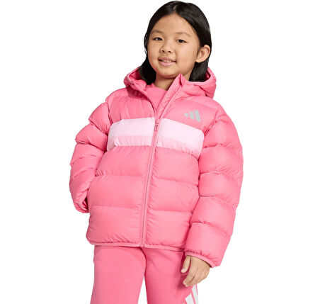 JW2454-C adidas Lk Sd Jkt &amp;Ccedil;ocuk Mont Pembe
