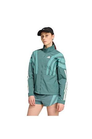 adidas Kadın Yeşil  ADIZERO A JKT W HZ3694