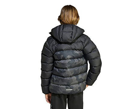 adidas J Sd Aop Jkt Çocuk Günlük Mont JL7399 Siyah