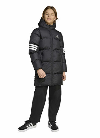 adidas Siyah Kız Çocuk Mont JW2478 J FI 3S PARKA