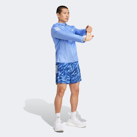 adidas Own The Run Erkek Mavi Koşu Rüzgarlığı