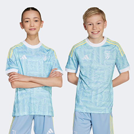 adidas Juventus 25-26 Deplasman Çocuk Mavi Futbol Forması