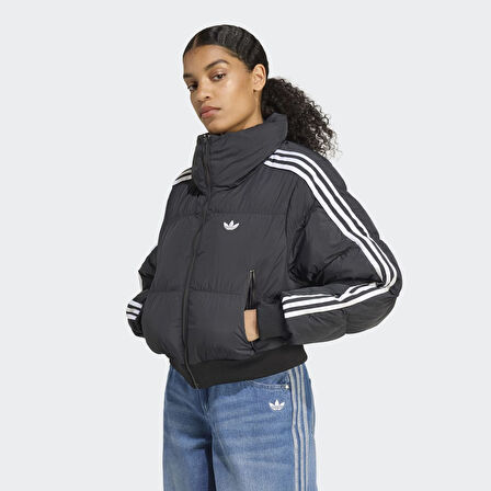 adidas JX2970 CROPPED PUFF Kadın Mont
