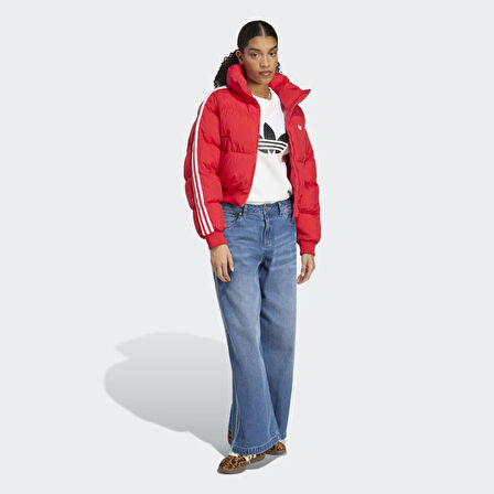 adidas JX2966 CROPPED PUFF Kadın Mont