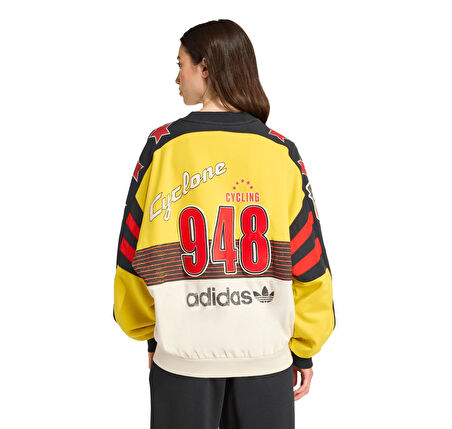 JW0147-K adidas Cyclıng Crew Kadın Sweatshirt Sarı