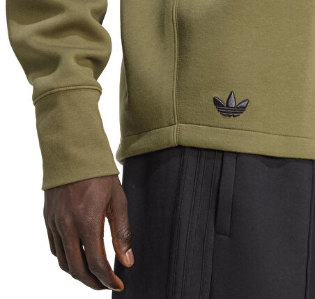 JW7917-E adidas Nc Ls Os Crew Erkek Sweatshirt Haki