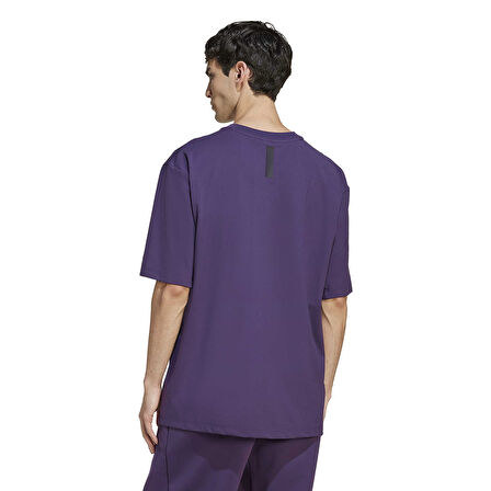 Z.N.E. Loose-Fit Erkek Mor Günlük Stil T-Shirt JW4783