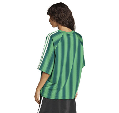JW6022-K adidas Lınear Tee Kadın T-Shirt Yeşil