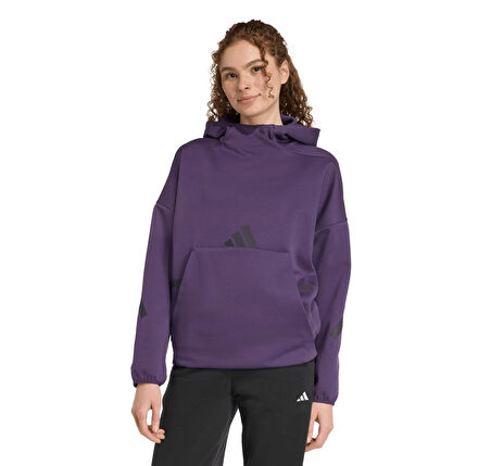 JW7746-K adidas W Z.n.e. Oh Hd Kadın Sweatshirt Mor