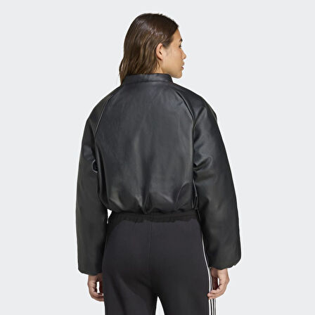 adidas JX5332 PLEATHER BOMBER Kadın Mont