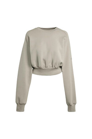 adidas Yeşil Kadın   Sweatshirt W ALL SZN SL SW JW5070