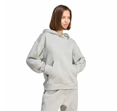 JV5757-K adidas W All Szn Hl Hd Kadın Sweatshirt Gri