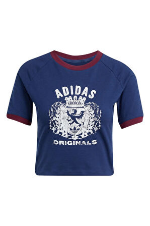 adidas Kadın  Mavi  T-shirt GRFX TEE JW6033