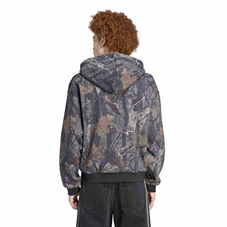 Adidas Erkek Günlük Kapşonlu Eşofman Üstü Camo Hooded Full-Zip Jy2775