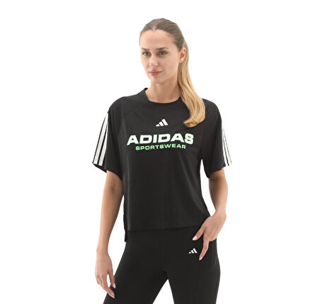 JL9212-K adidas W Tıro Q3 Tee Kadın T-Shirt Siyah