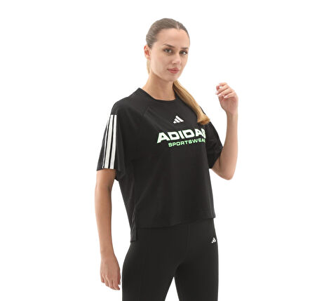 JL9212-K adidas W Tıro Q3 Tee Kadın T-Shirt Siyah