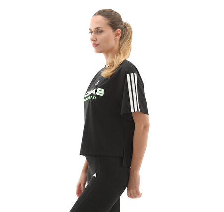 JL9212-K adidas W Tıro Q3 Tee Kadın T-Shirt Siyah