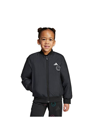 adidas  Çocuk  Siyah  Ceket LK SMI JACKET JL8839