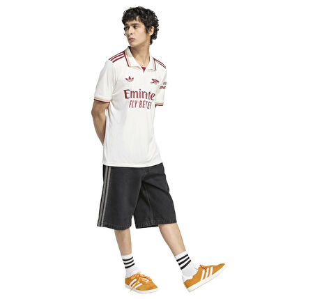 JI9556-E adidas Afc Arsenal 25-26 &amp;Uuml;&amp;ccedil;&amp;uuml;nc&amp;uuml; Erkek Forma Beyaz